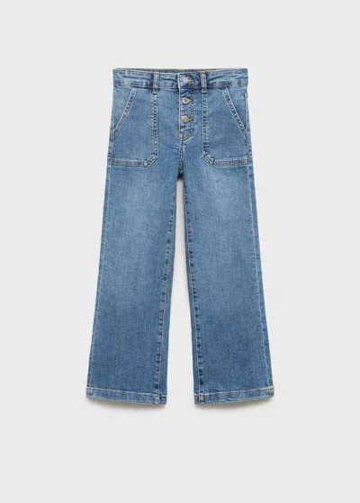 Mango Jean Style Jupe-culotte Poches Bleu Moyen - Enfants - 10 -  Kids In Blue