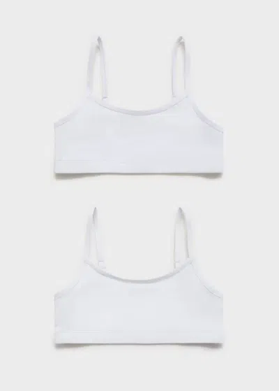 Mango Soutien-gorge Bandeau Coton Bleu Ciel - Enfants - 13-14 Ans -  Kids In Gray