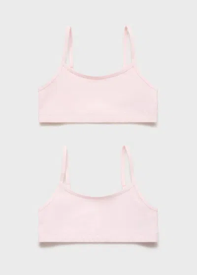 Mango Soutien-gorge Bandeau Coton Rose - Enfants - 11-12 Ans -  Kids In Pink