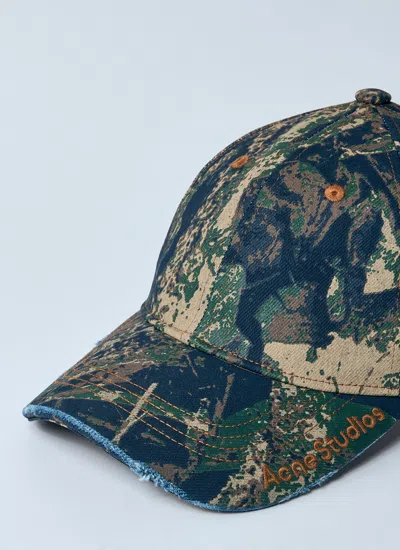 Acne Studios Women Cotton Ripstop Baseball Cap