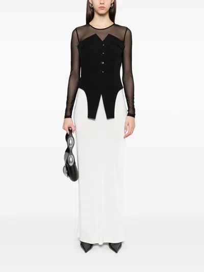 Alexander Wang Deconstructed Strapless Vest Top