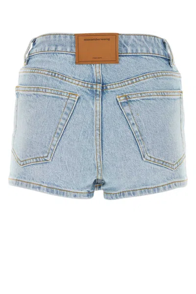 Alexander Wang Women Denim Stretch Shorts