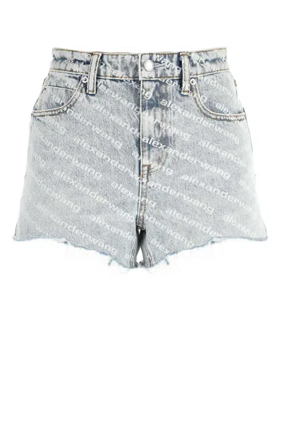 Alexander Wang Women Printed Denim Shorts