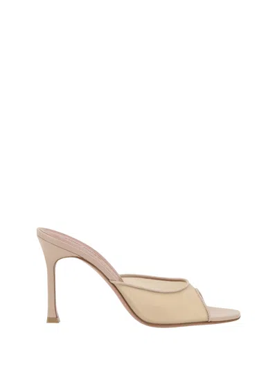Amina Muaddi Women Alexa Slipper Sandals