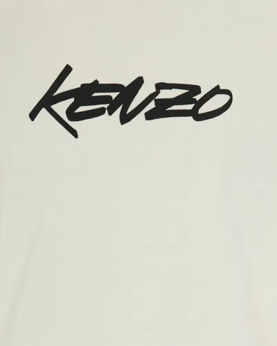 Kenzo X Futura 2000 Ivory T-shirt In Neutral