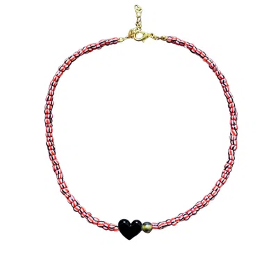 Desert Lobby Women's Black / Red Small Talk