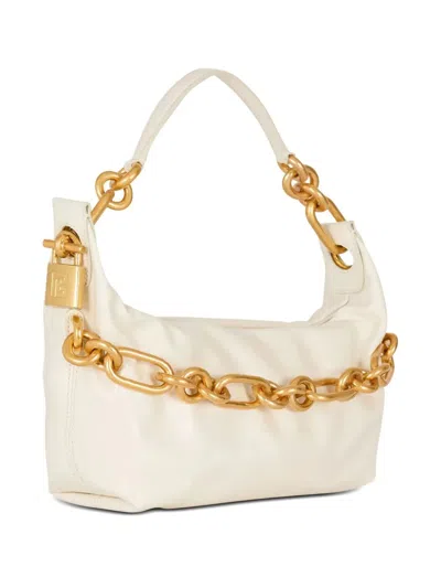 Balmain Women "sync" Medium Calfskin Bag