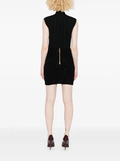 Balmain Button-embellished Skirt