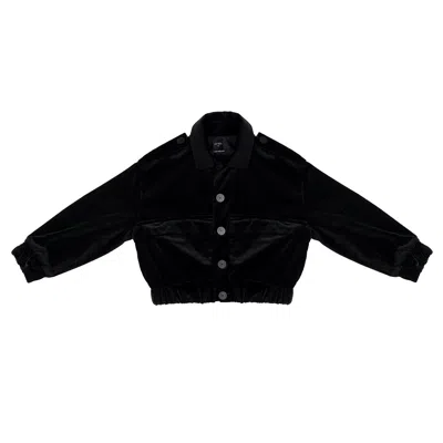 Lo Neel Women's Black Hailey Velvet Jacket