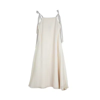 Lo Neel Women's Neutrals / White Loane Dress