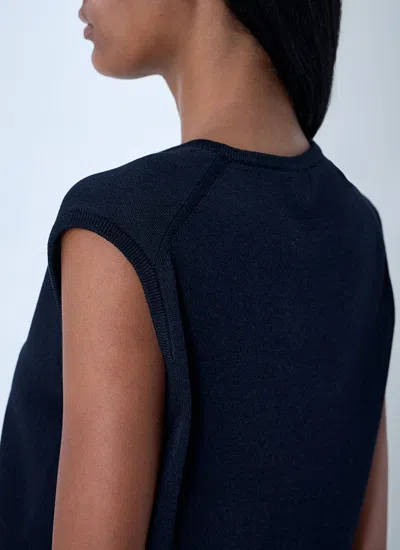 Bottega Veneta Women Cotton-and-viscose Twinset In Blue