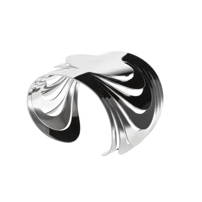 Hota Hota Jewellery Women's Silver Lava Bracelet – High Polish