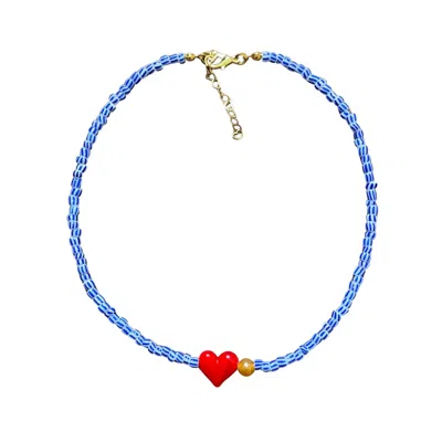 Desert Lobby Women's Blue / White / Red Small Talk