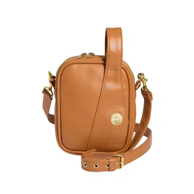 Milla Von Cosy Women's Brown / Gold Crossbody Bag Flex Orange Brown