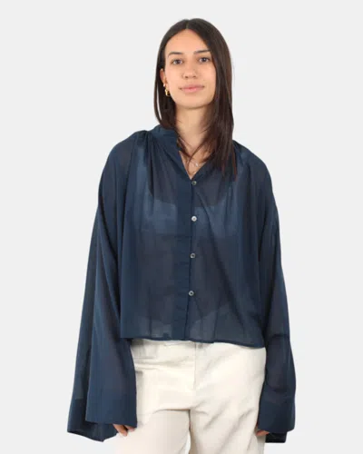 Jucca Korean Shirt  With Wide Sleeve - 451 Abyss