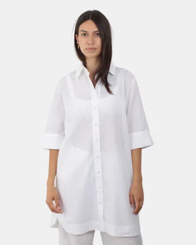 Jijil Shirt Shirt  - 0001 - White In White