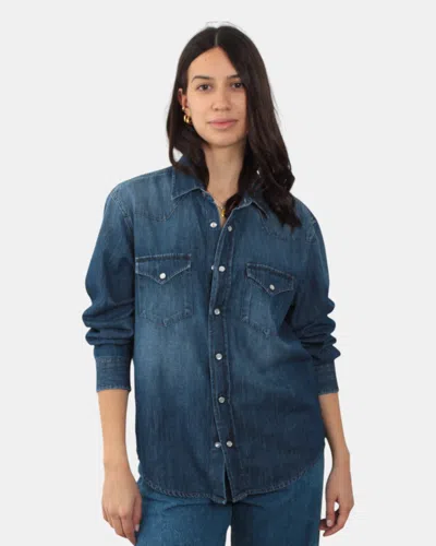 Roy Rogers Denim Shirt Roy Roger's Mod. Marty - C0999 Denim In Blue