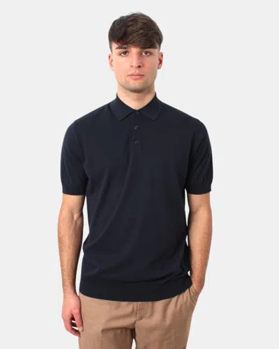 Paolo Pecora Short Sleeve Pole  - 6685 Blue
