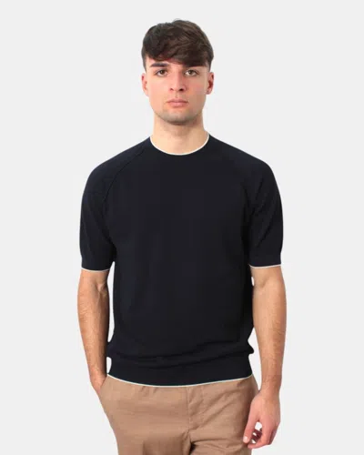 Paolo Pecora Crewneck Knit  - 6685 Blue