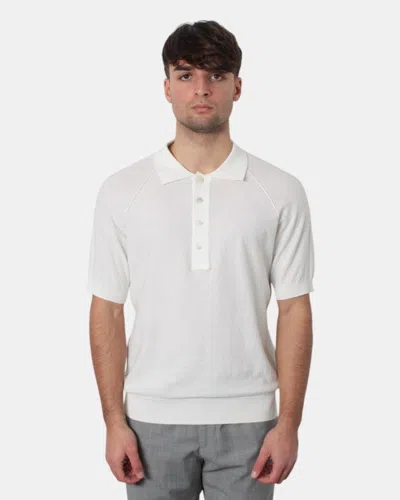 Paolo Pecora Short Sleeve Pole  - 1102 Cream