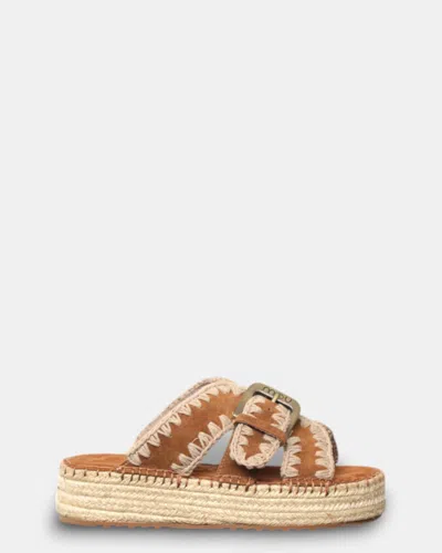 Mou Jute Sandal - Cog In Brown