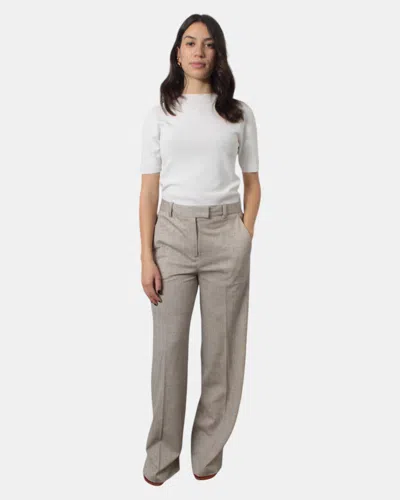 Circolo 1901 Ominine Pants  In Piquet - Macedamia
