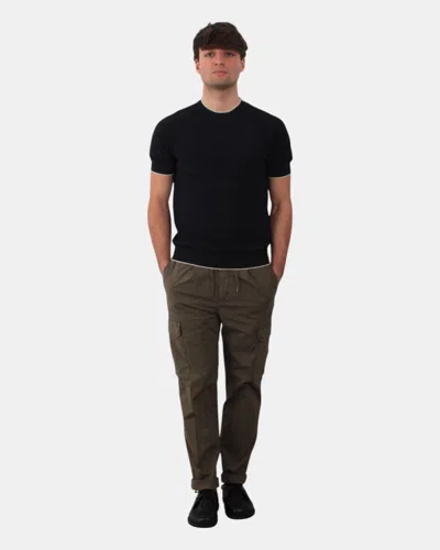 40 Weft Cargo Pants  With Coulisse - W893 Military Green