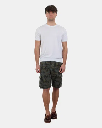 40 Weft Bermuda Cargo  Camouflage - W893 Military Green