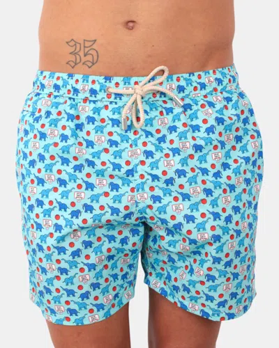 Mc2 Saint Barth Ultralight Swim Short - Basketball Elephant 56
