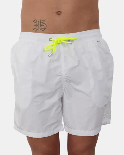 Mc2 Saint Barth Ultralight Swim Short Pantone - 01 White Pnt In White