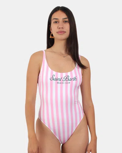 Mc2 Saint Barth Lora Swimsuit In White