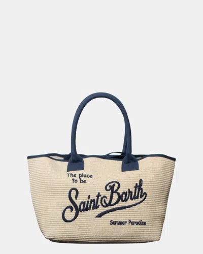 Mc2 Saint Barth Beach Straw Bag - Straw 1061 Emb