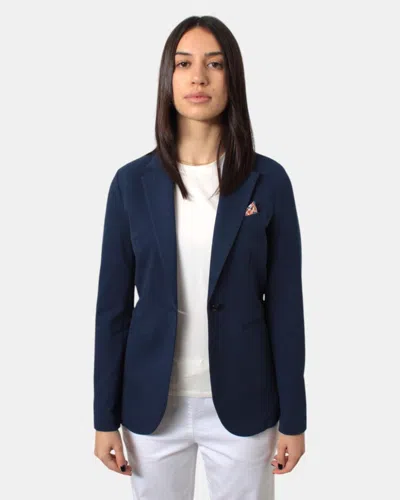 Circolo 1901 Blazer Monopetto  In Piquet - Ink