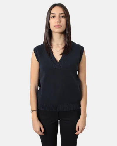 Max-mara-leisure Vest Max Mara Leisure Mod. Scafati - 003 Blue
