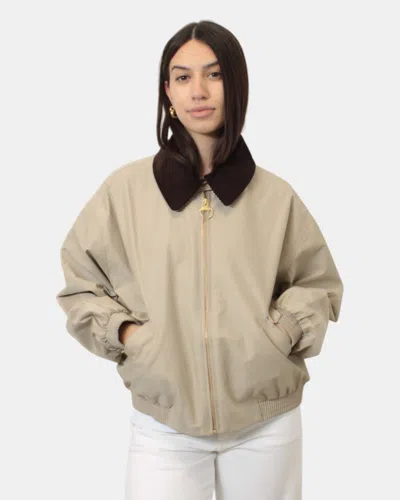 Barbour International Vest  Mod. Ba X Alexa Anna Showerproof - Sn11 Lt Sand/dress Stewart In Neutral