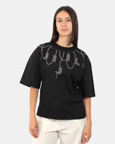Jijil T-shirt  - 0002 - Black In Black