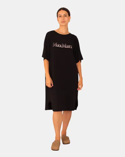 Max-mara-leisure Dress Mm Max Mara Leisure Mod. Luna 006 Black