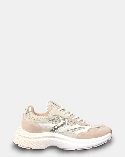 Voile Blanche Sneakers  Mod. Club122. - Light Beige/off White