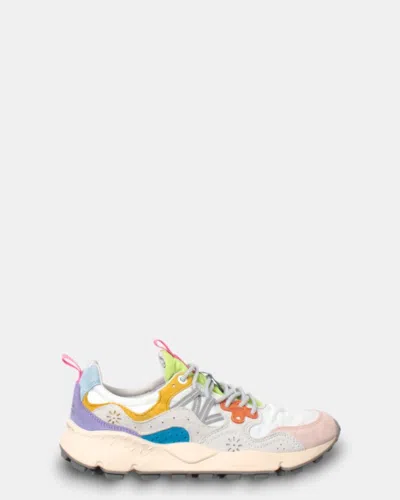 Flower Mountain Sneakers  Mod. Yamano 3 - White/pink