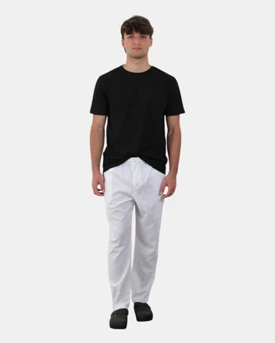 Red Sox Appeal Linen Trousers - White In White