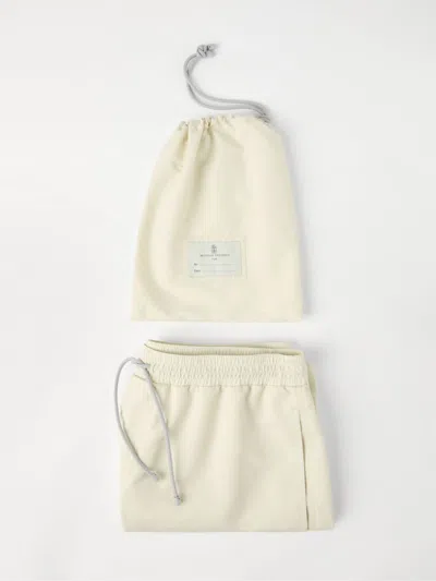 Brunello Cucinelli Logo-print Swim Shorts