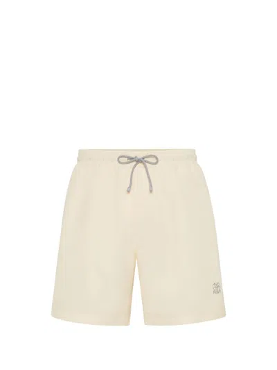 Brunello Cucinelli Logo-print Swim Shorts