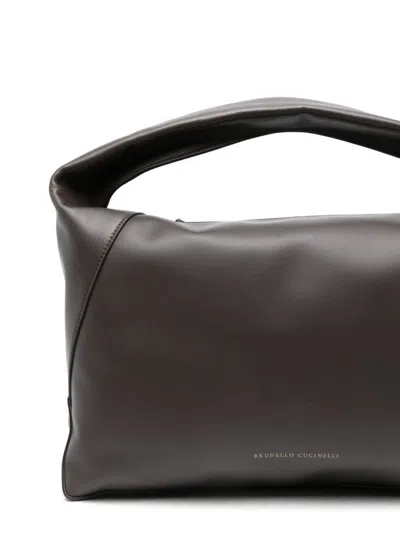 Brunello Cucinelli Women Duo Leather Shoulder Bag