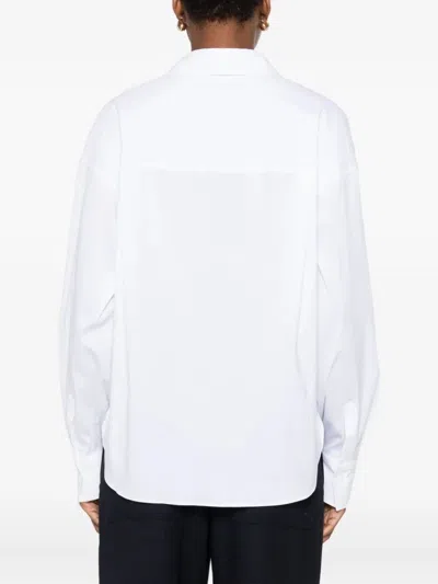 Brunello Cucinelli V-neck Blouse In White