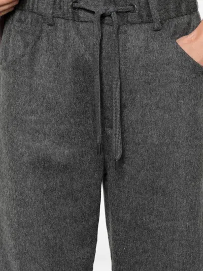 Brunello Cucinelli Women Wool Drawstring Trousers