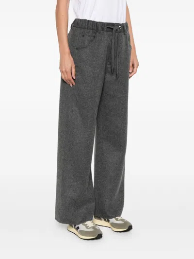 Brunello Cucinelli Women Wool Drawstring Trousers