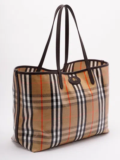 Burberry `highlands` Medium Tote