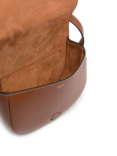 Celine Women Cuir Triomphe Folco Borsa A Tracolla