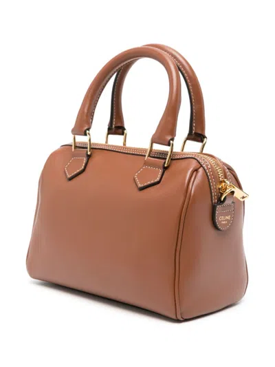 Celine Women Cuir Triomphe Leather Handbag