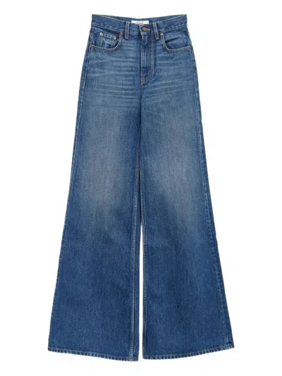 Chloé Chloe Women Boot Cut High Waist Denim In Blue